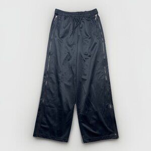 Zipway Tearaway Baggy Wide Track Pants Men’s M All Black NBA Warm-Up Basketball